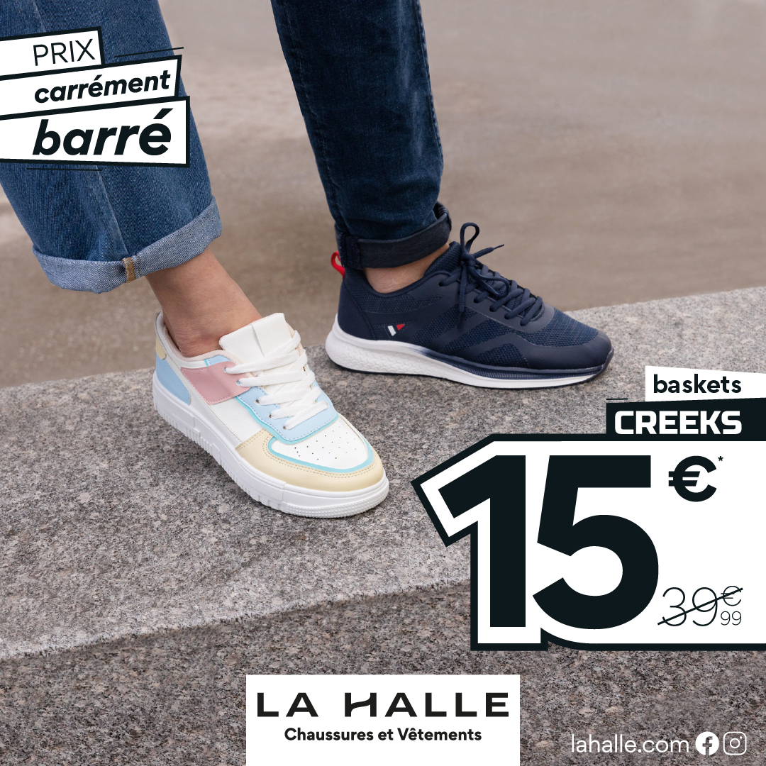 Baskets la halle aux chaussures on sale